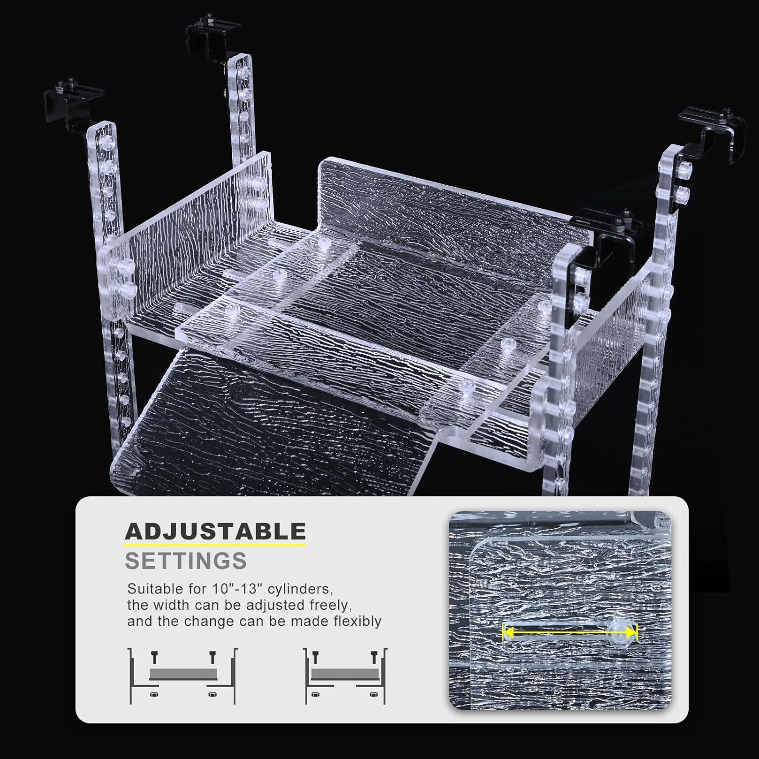 Plataforma de Sol Ajustable para Tortugas SIKGFPN 25-33 cm