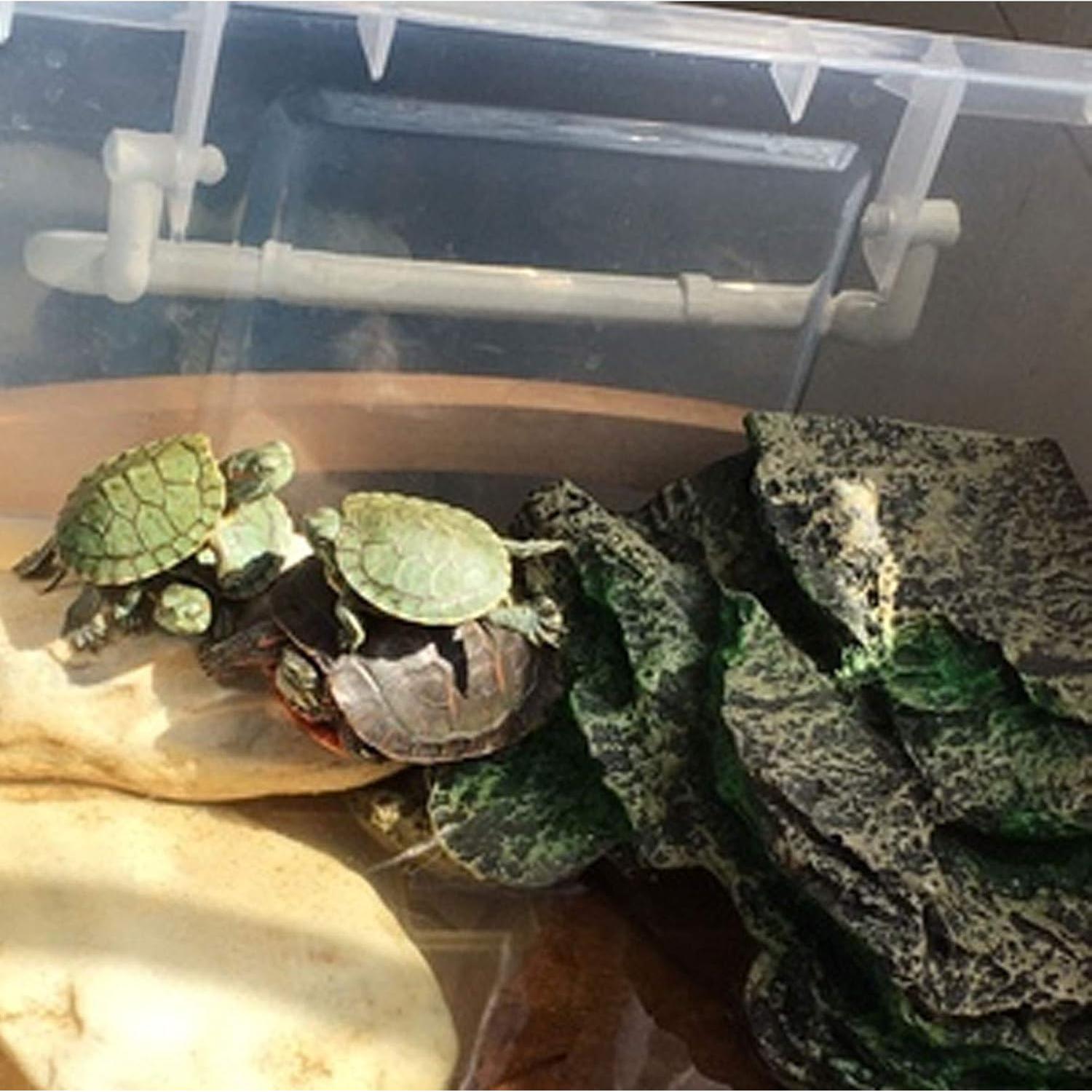 Plataforma de Sol para Tortugas PINVNBY 18x16x7 cm Resina