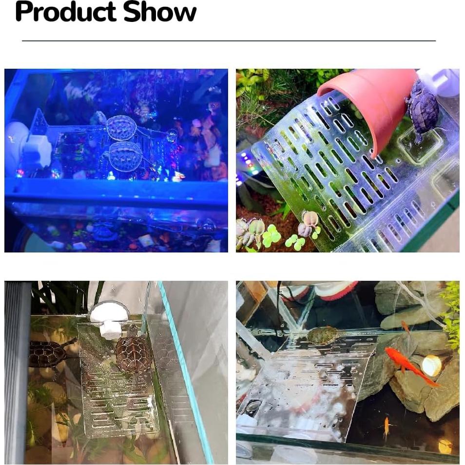 Plataforma Flotante para Tortugas J-star Grande Acrílico