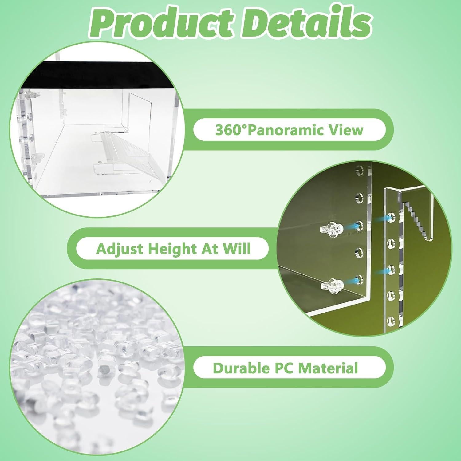 Plataforma de Sol para Tortugas Apatal 20x14x14cm Ajustable