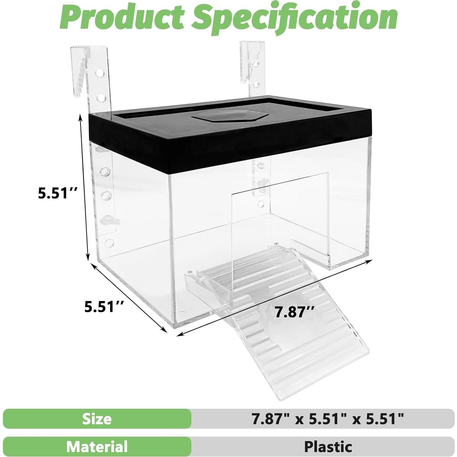 Plataforma de Sol para Tortugas Apatal 20x14x14cm Ajustable