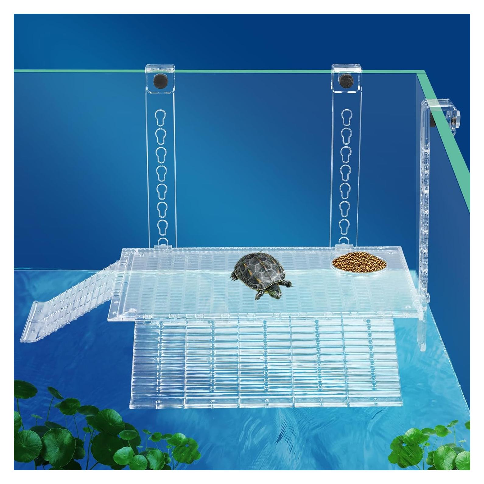 Plataforma de descanso para tortugas BINANO con rampa 2.54cm