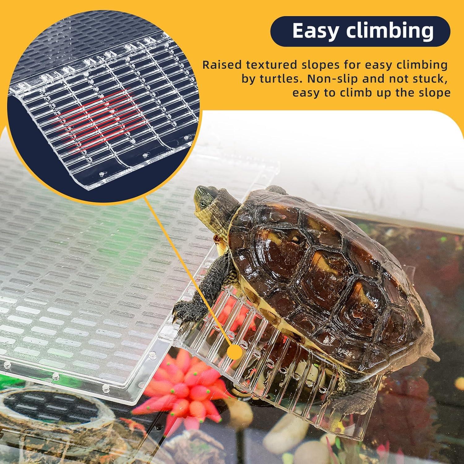 Plataforma de descanso para tortugas BINANO con rampa 2.54cm