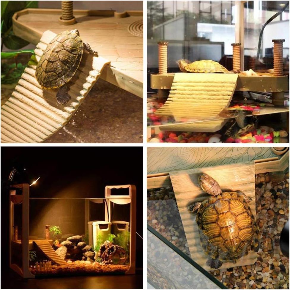 Plataforma Flotante para Tortugas VOVOV 18.5x15cm con Rampa