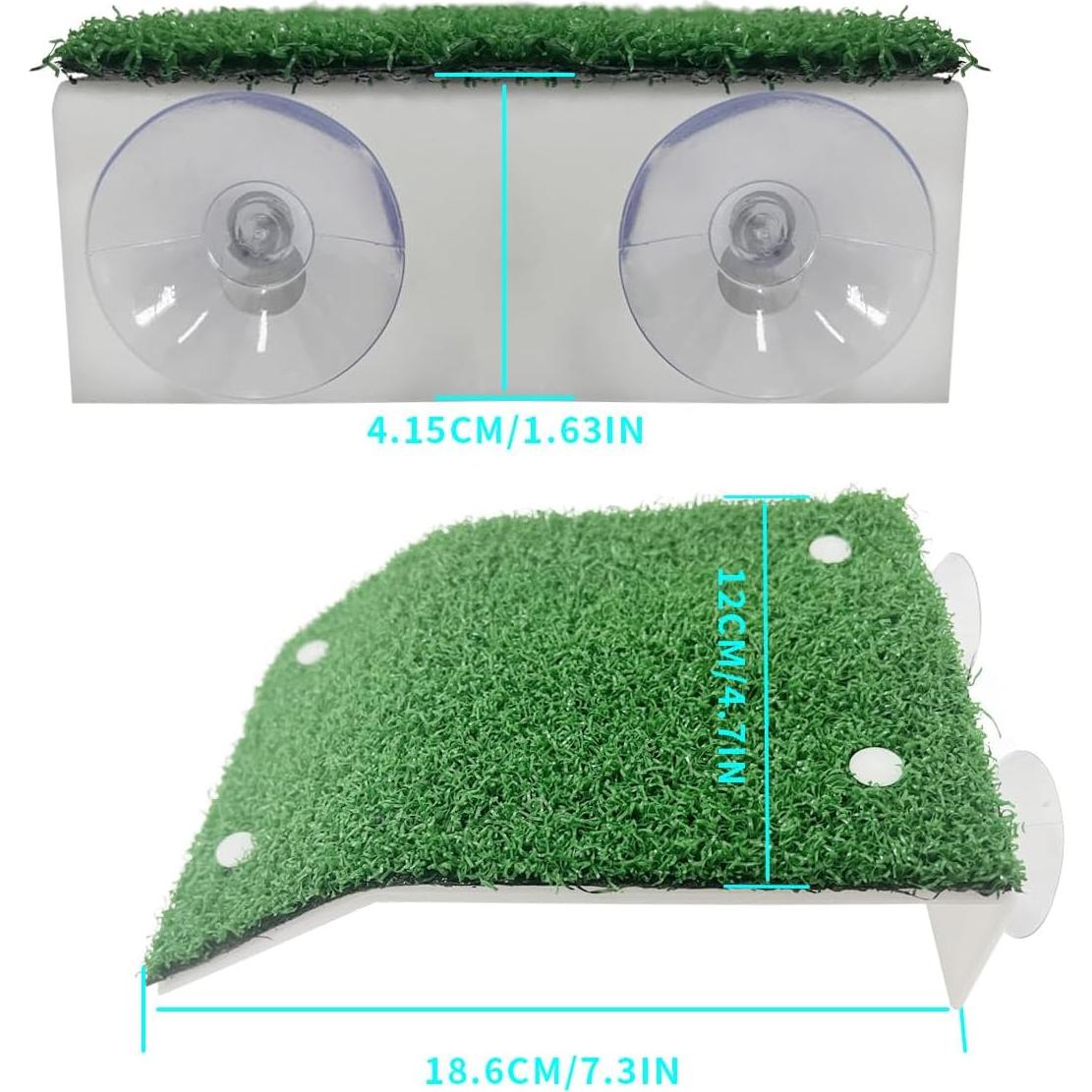 Plataforma de Sol para Tortugas - Accesorio Acuático 21.2x13.5cm