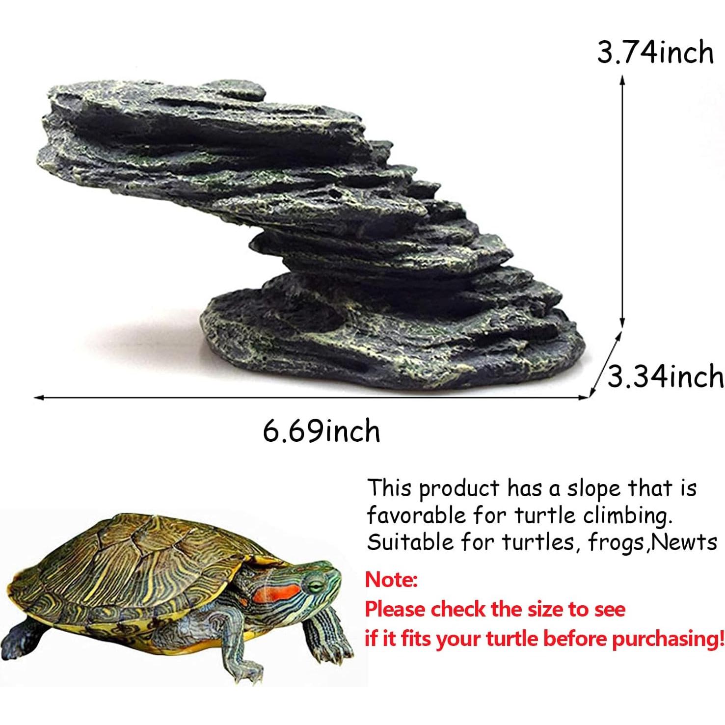 Plataforma de Sol para Tortugas Kathson 17x8.5x9.5cm Decorativa