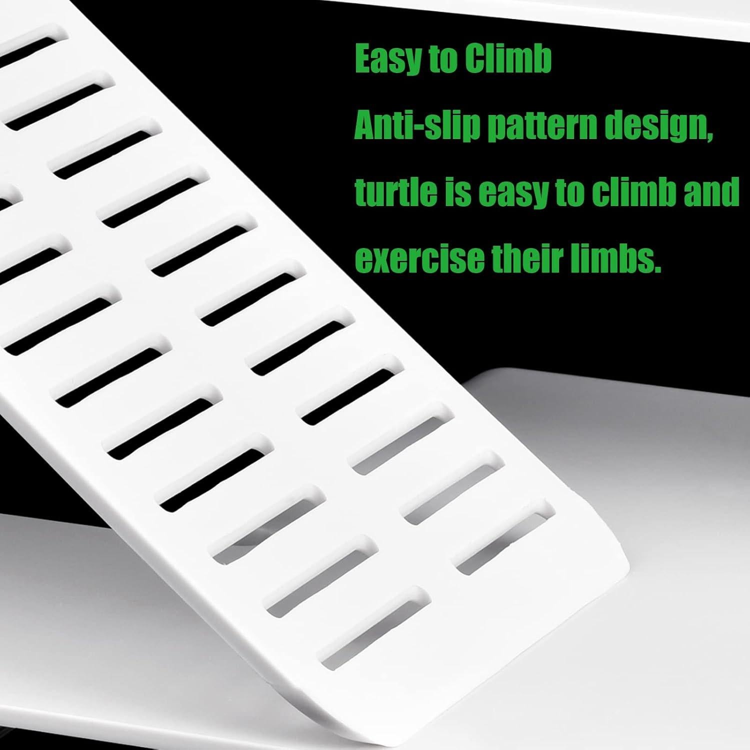 Plataforma de Sol para Tortugas WEAVERBIRD - Acrílico Blanco