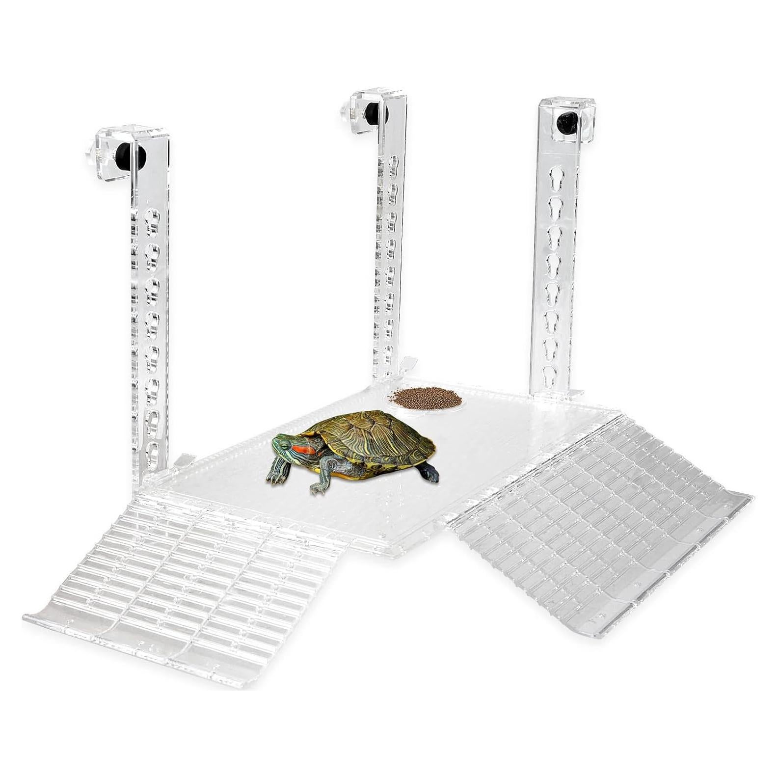 Plataforma de Basking Colgante Qiveno 35 cm Acrílico Transparente