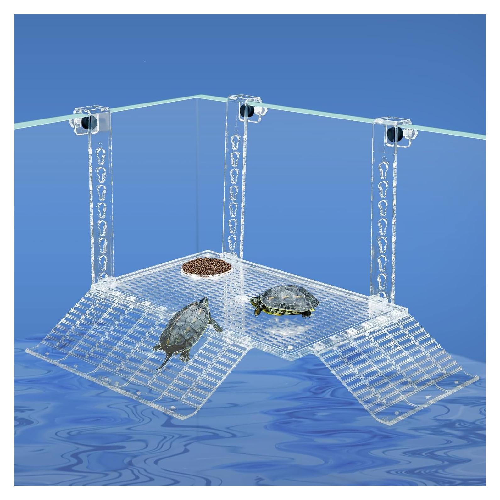 Plataforma de Solarium Acrílica Wedoelsim 30.48 cm para Tortugas