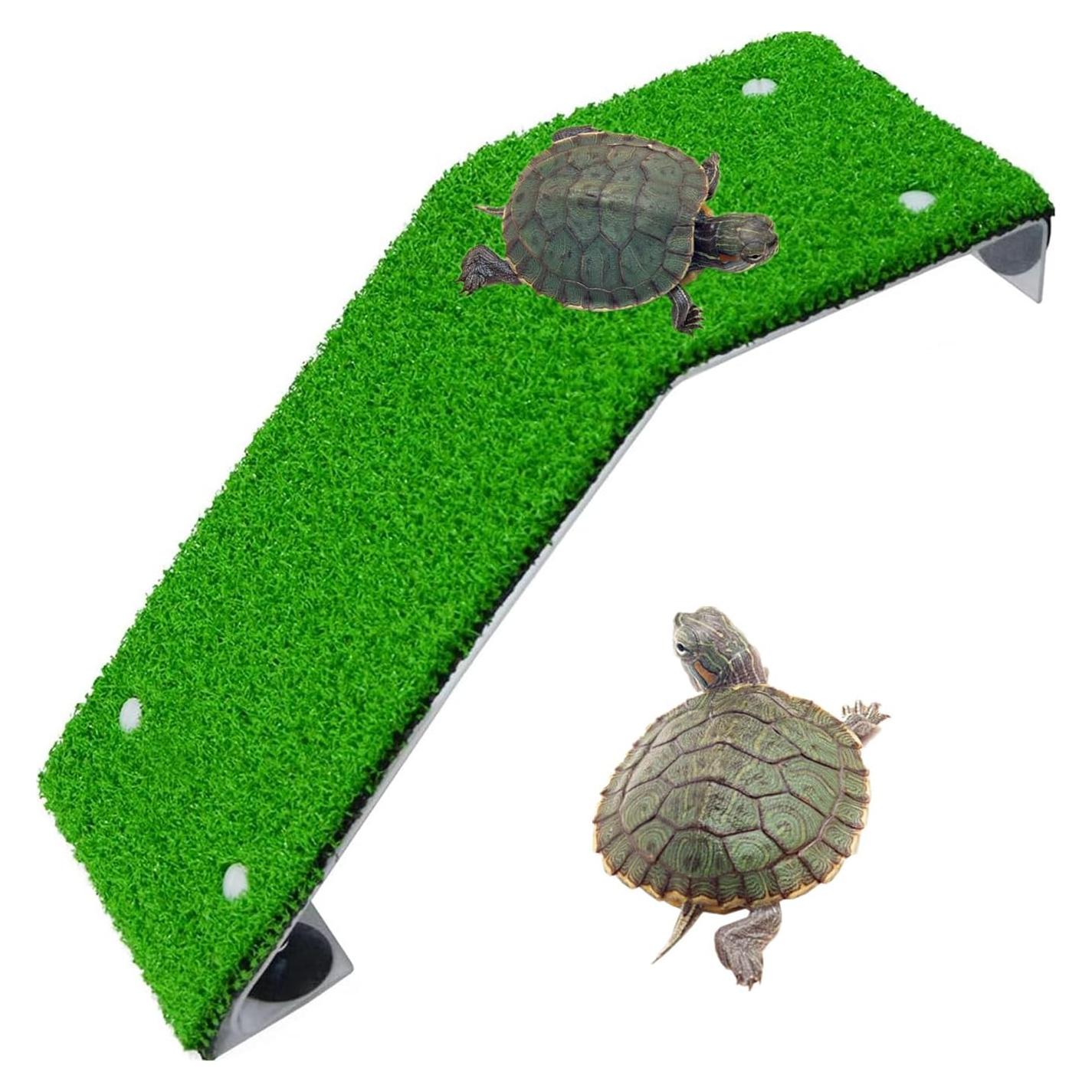 Plataforma de descanso para tortugas Alfyng 8x7 cm con rampa