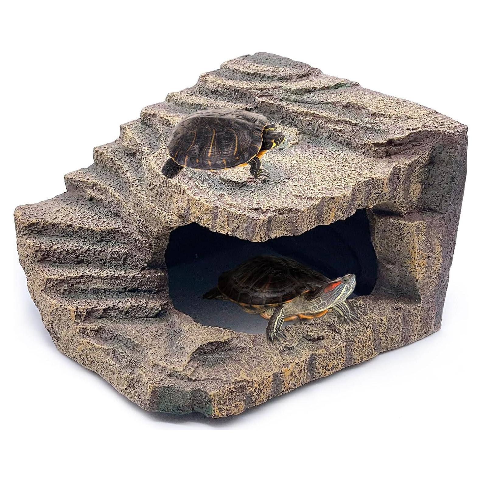 Plataforma de Sol para Tortugas Kathson 25x22x16.5 cm Resina