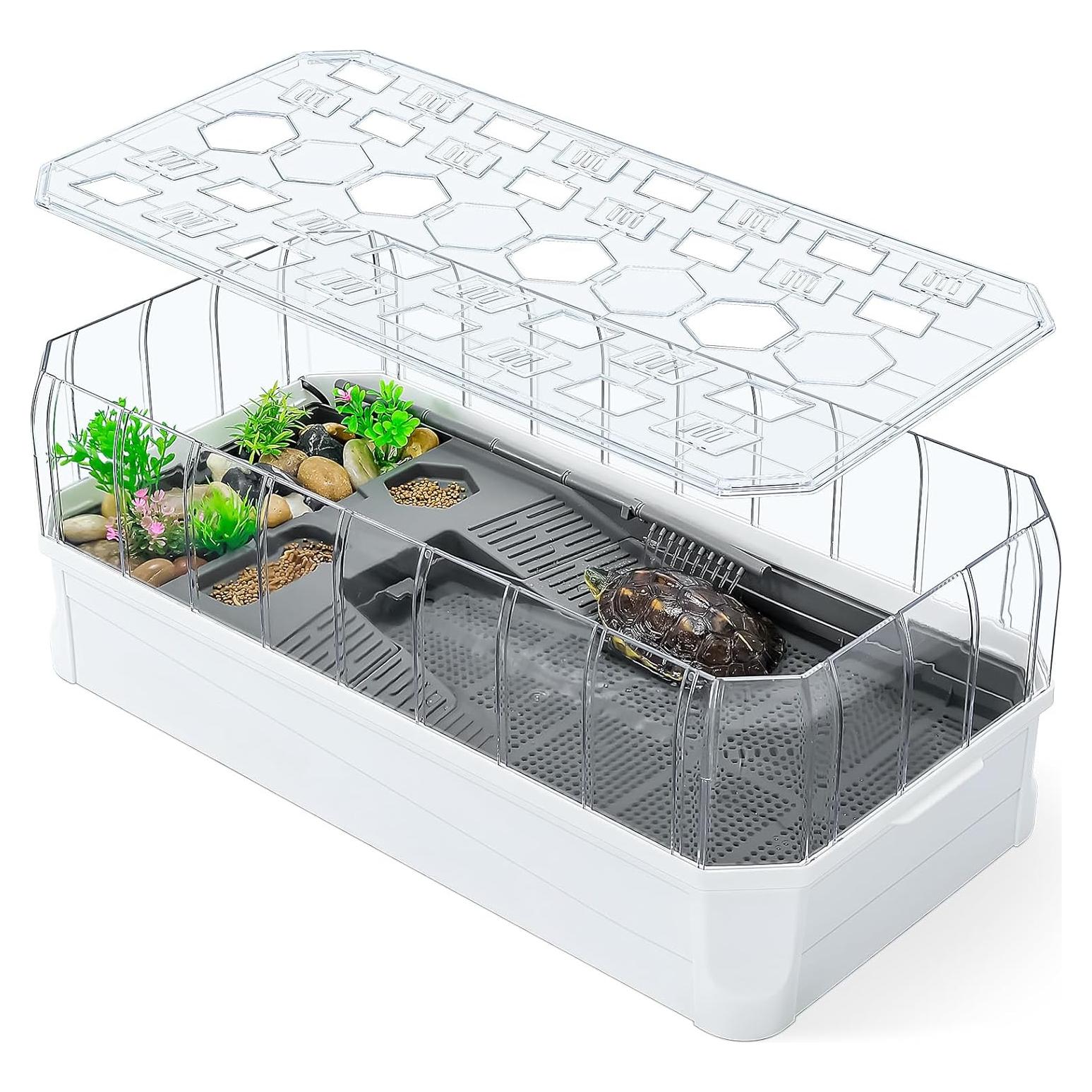 Acuario para Tortugas BINANO 46.2x23.1x19.8 cm con Filtro