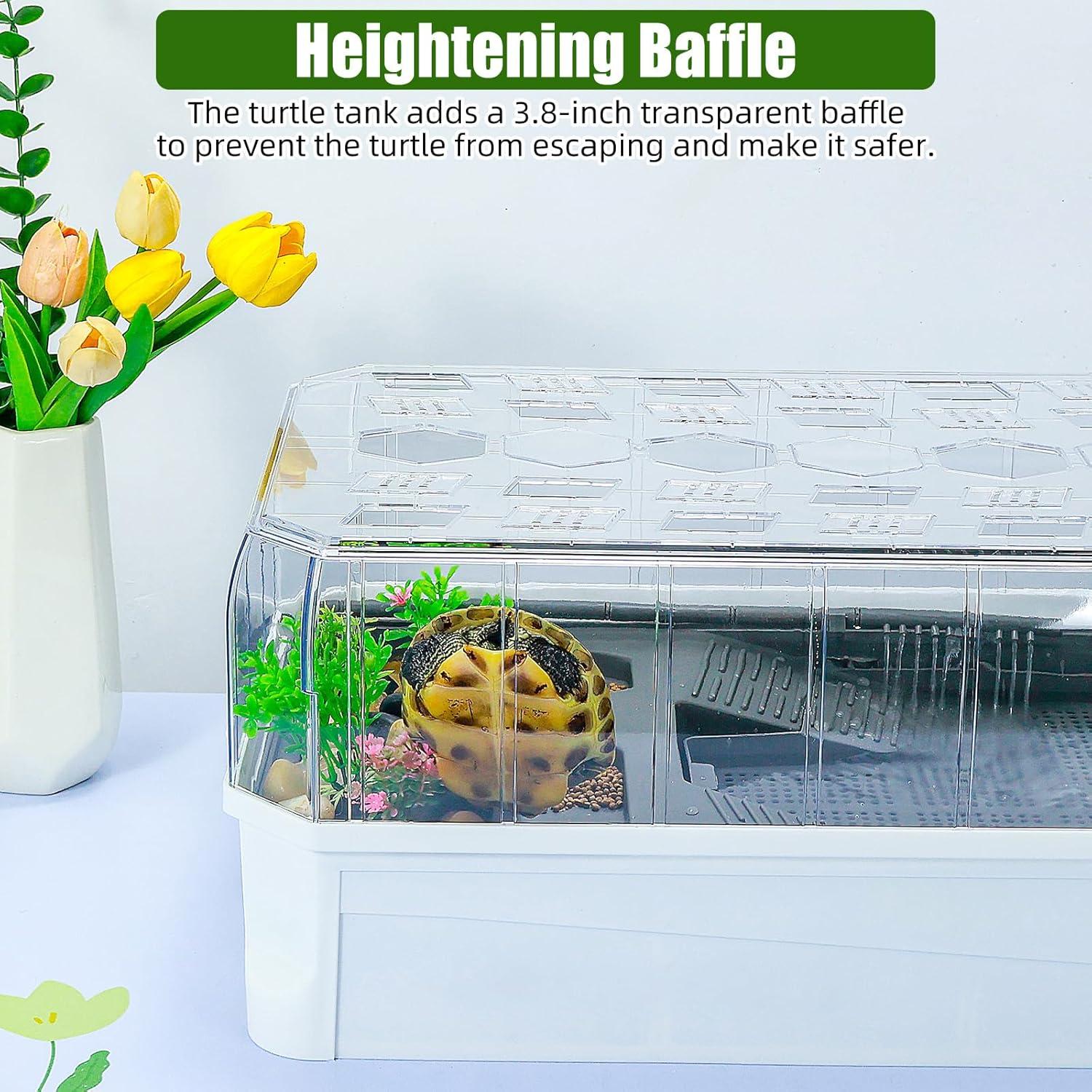 Acuario para Tortugas BINANO 46.2x23.1x19.8 cm con Filtro