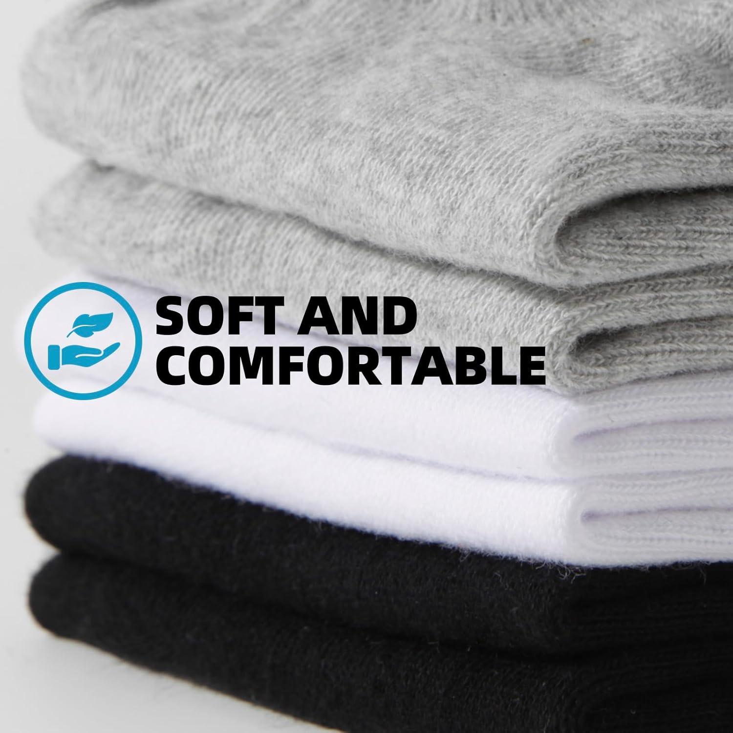 Calcetines Cortos de Algodón Antideslizantes Multi-6 Pares