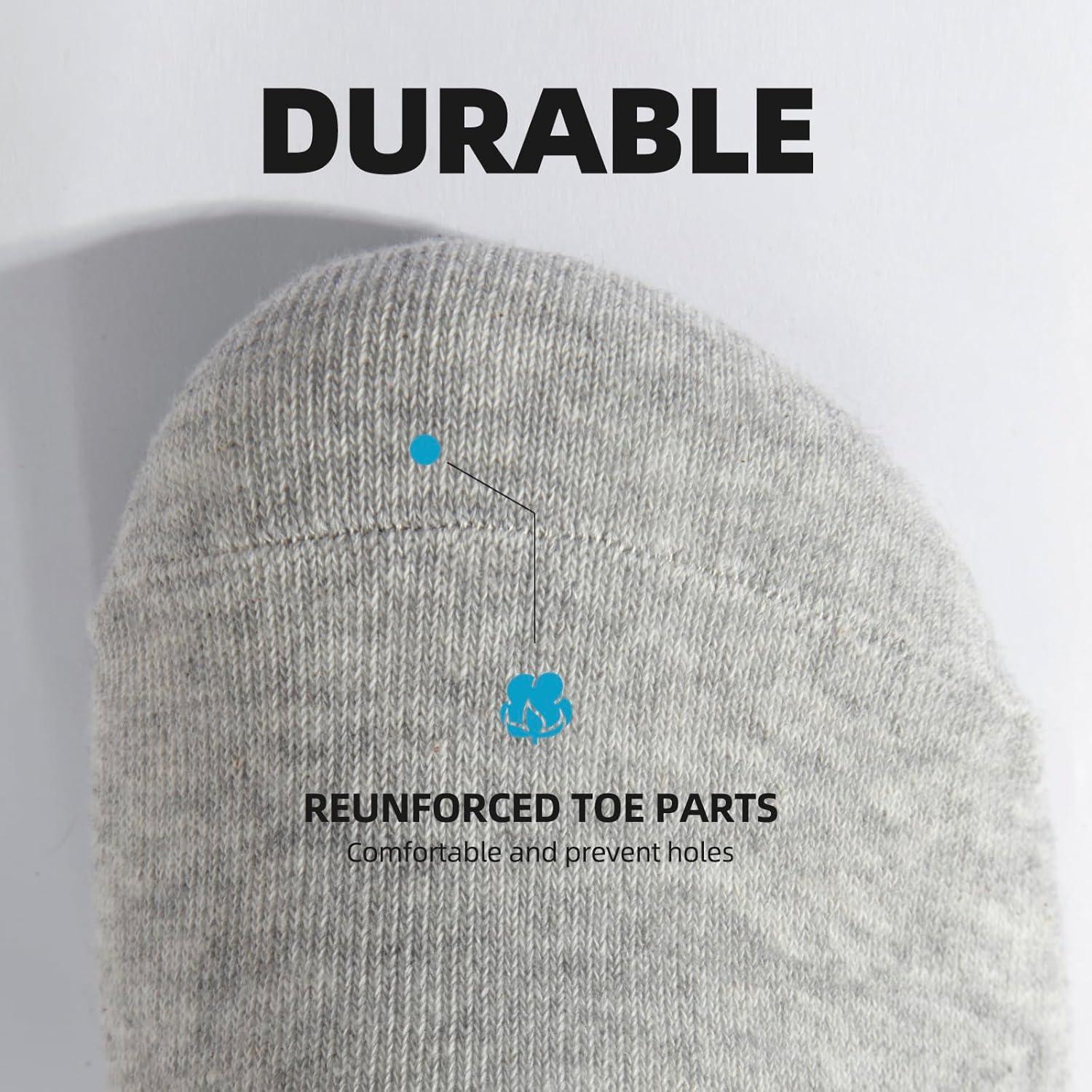 Calcetines Cortos de Algodón Antideslizantes Multi-6 Pares