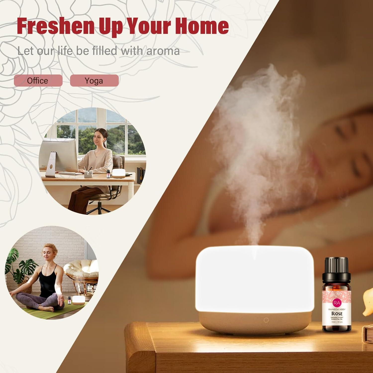 Aceite Esencial de Rosa Orgánico Puro RAINBOW ABBY 10ml