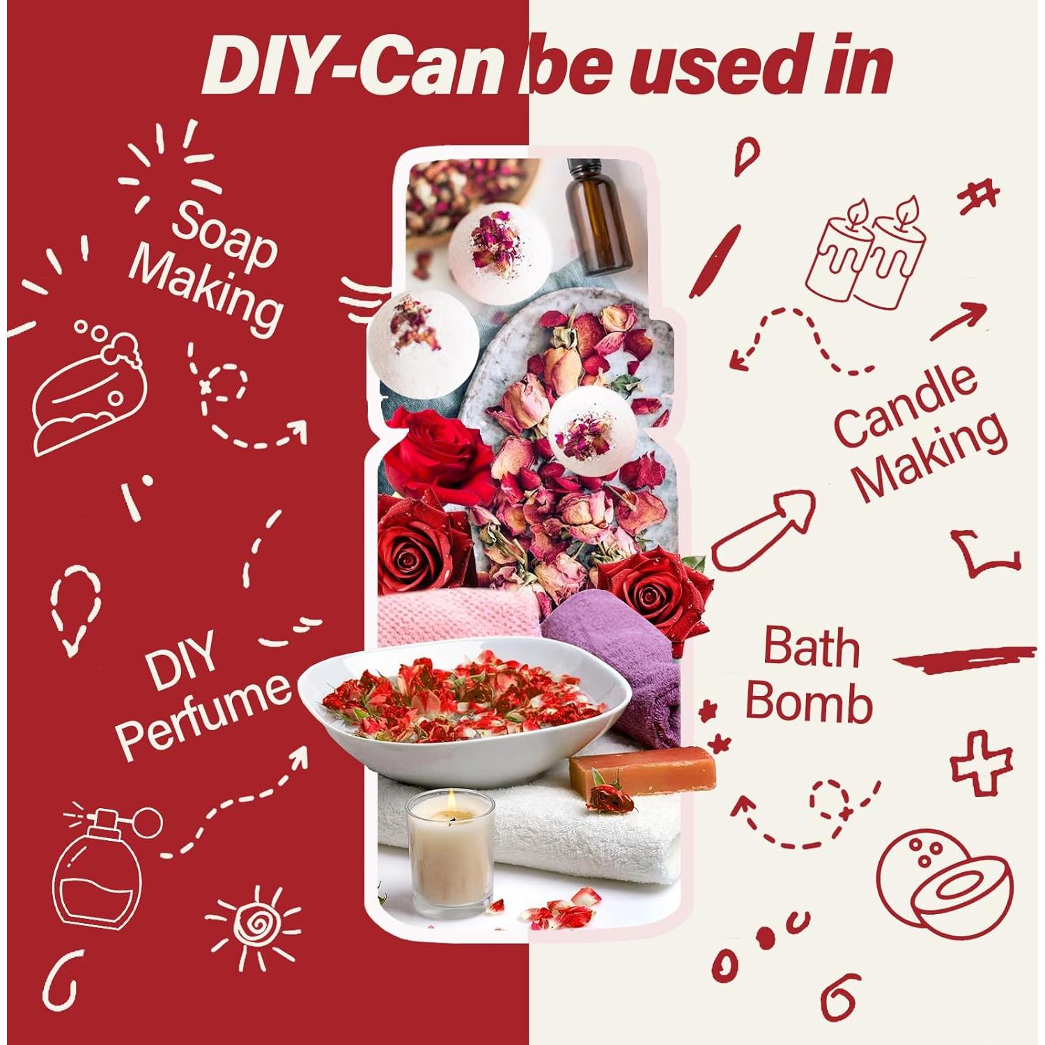 Aceite Esencial de Rosa Orgánico Puro RAINBOW ABBY 10ml