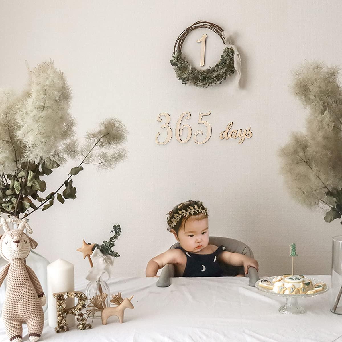 Set de 19 Números de Hitos de Madera Promise Babe