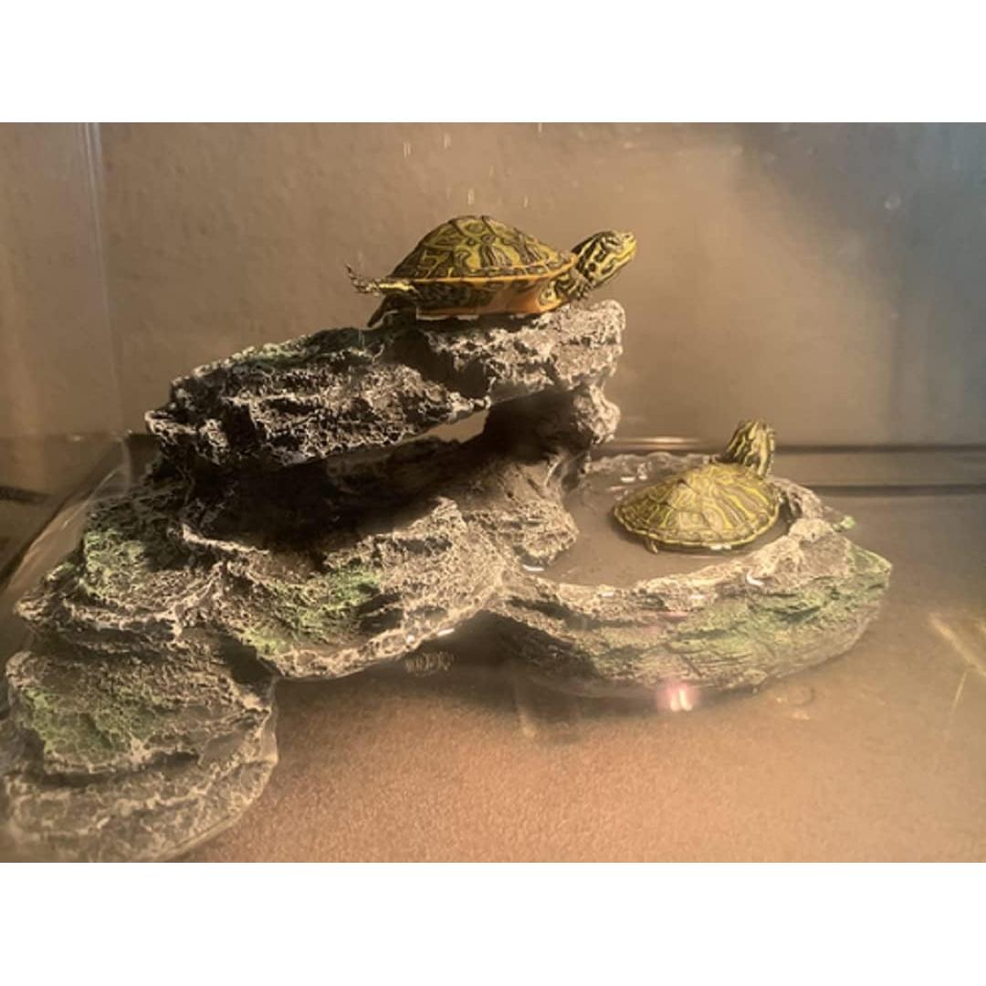 Plataforma de Escalada para Tortugas ZMGMSM 19cm Resina