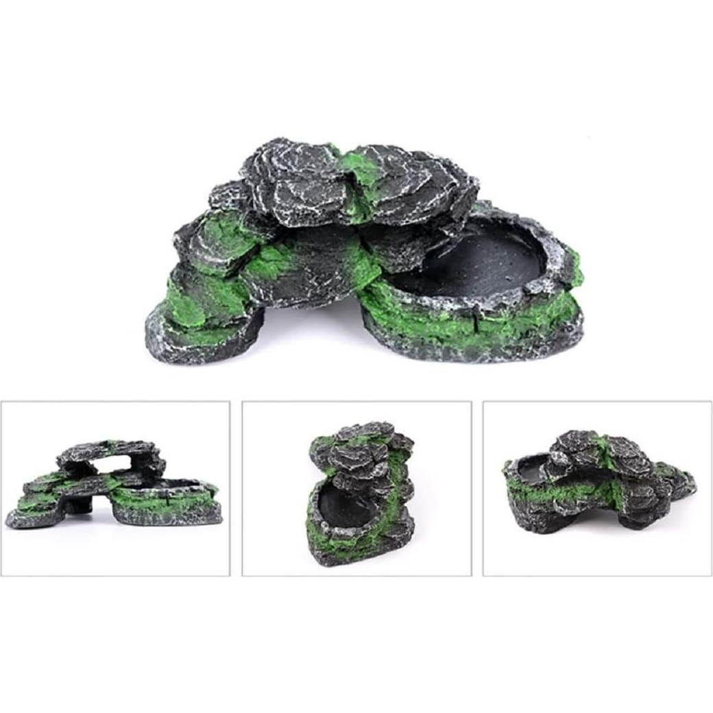 Plataforma de Escalada para Tortugas ZMGMSM 19cm Resina