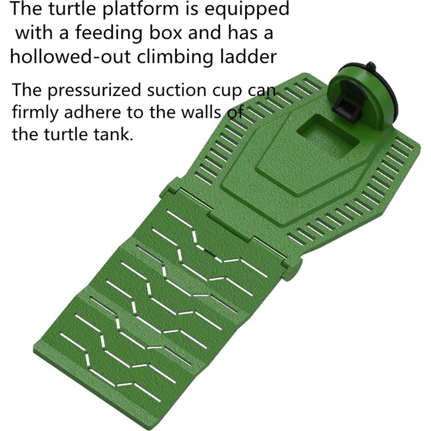 Plataforma de descanso para tortugas Alfyng Verde S 27x12cm
