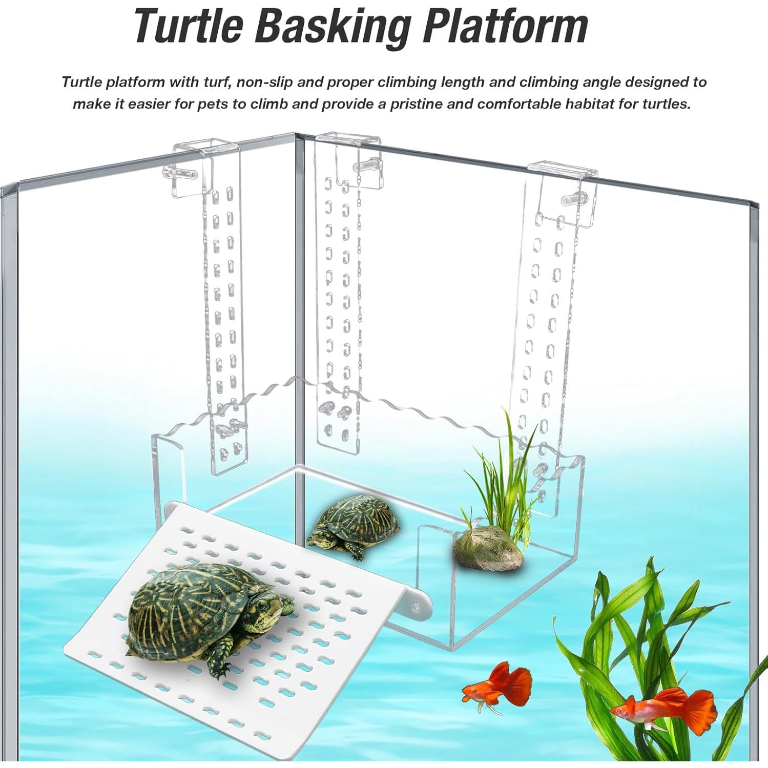 Plataforma de Sol para Tortugas VIKKSAER XL 20.5x14.5 cm