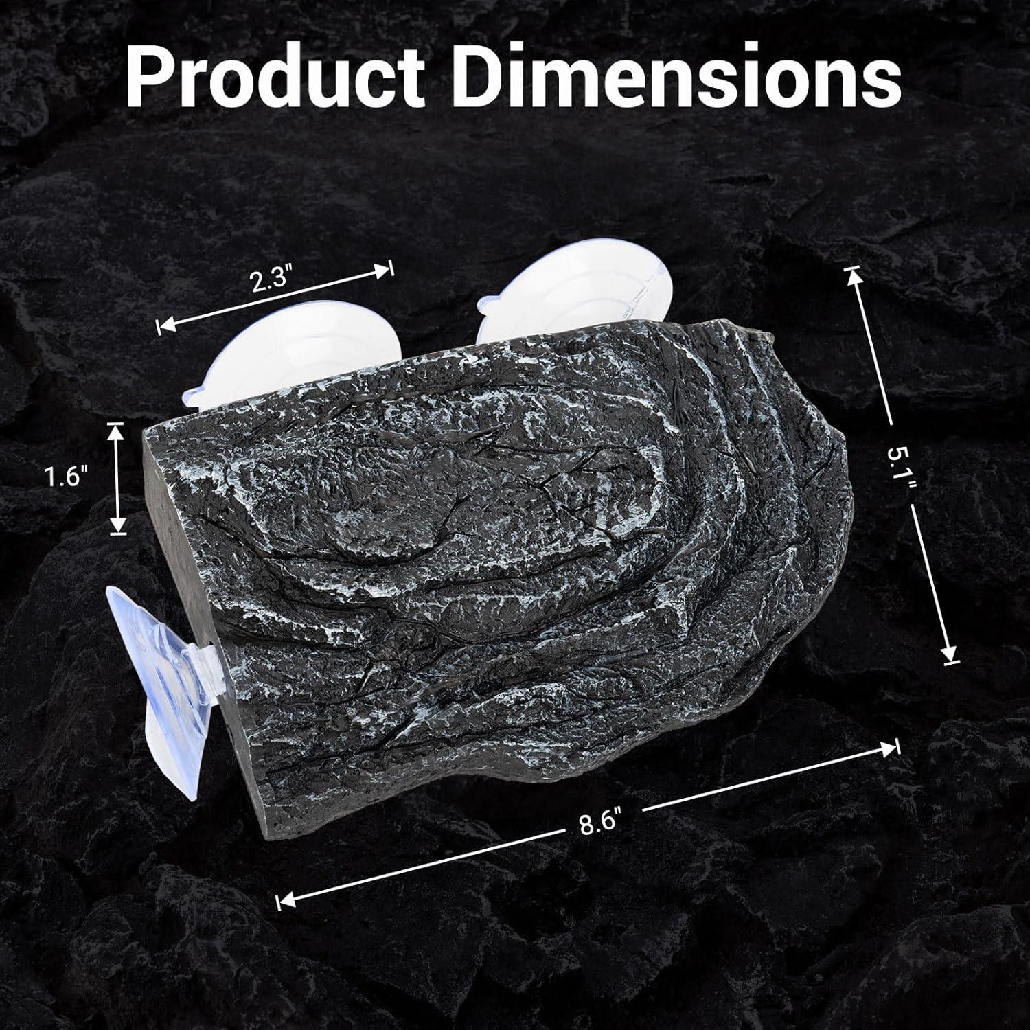 Plataforma de Sol Extra Grande AquaLume para Tortugas 21x18 cm