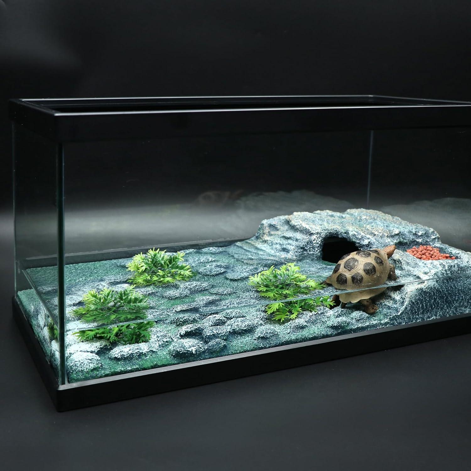 Kit Completo de Decoración Acuática para Tortugas AQUA KT