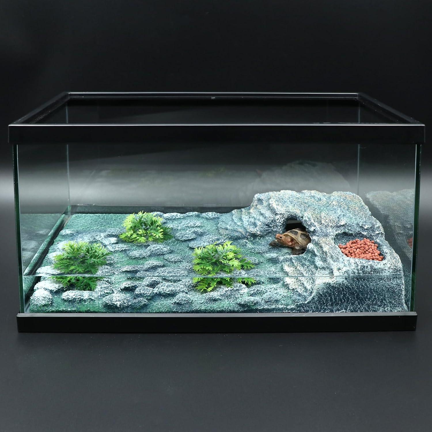 Kit Completo de Decoración Acuática para Tortugas AQUA KT