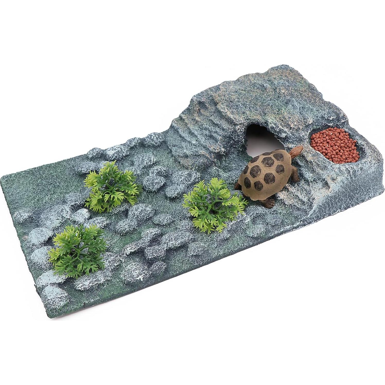 Kit Completo de Decoración Acuática para Tortugas AQUA KT