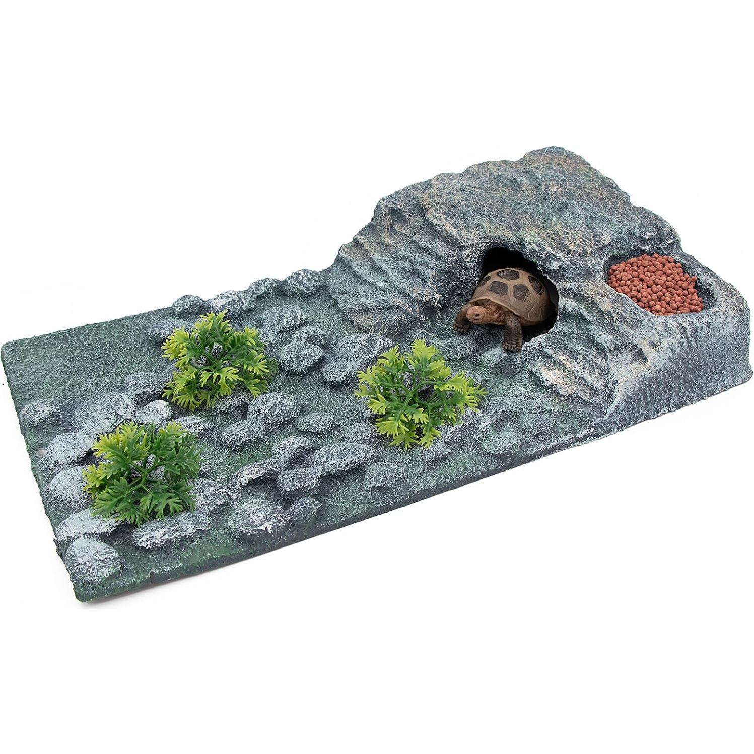 Kit Completo de Decoración Acuática para Tortugas AQUA KT