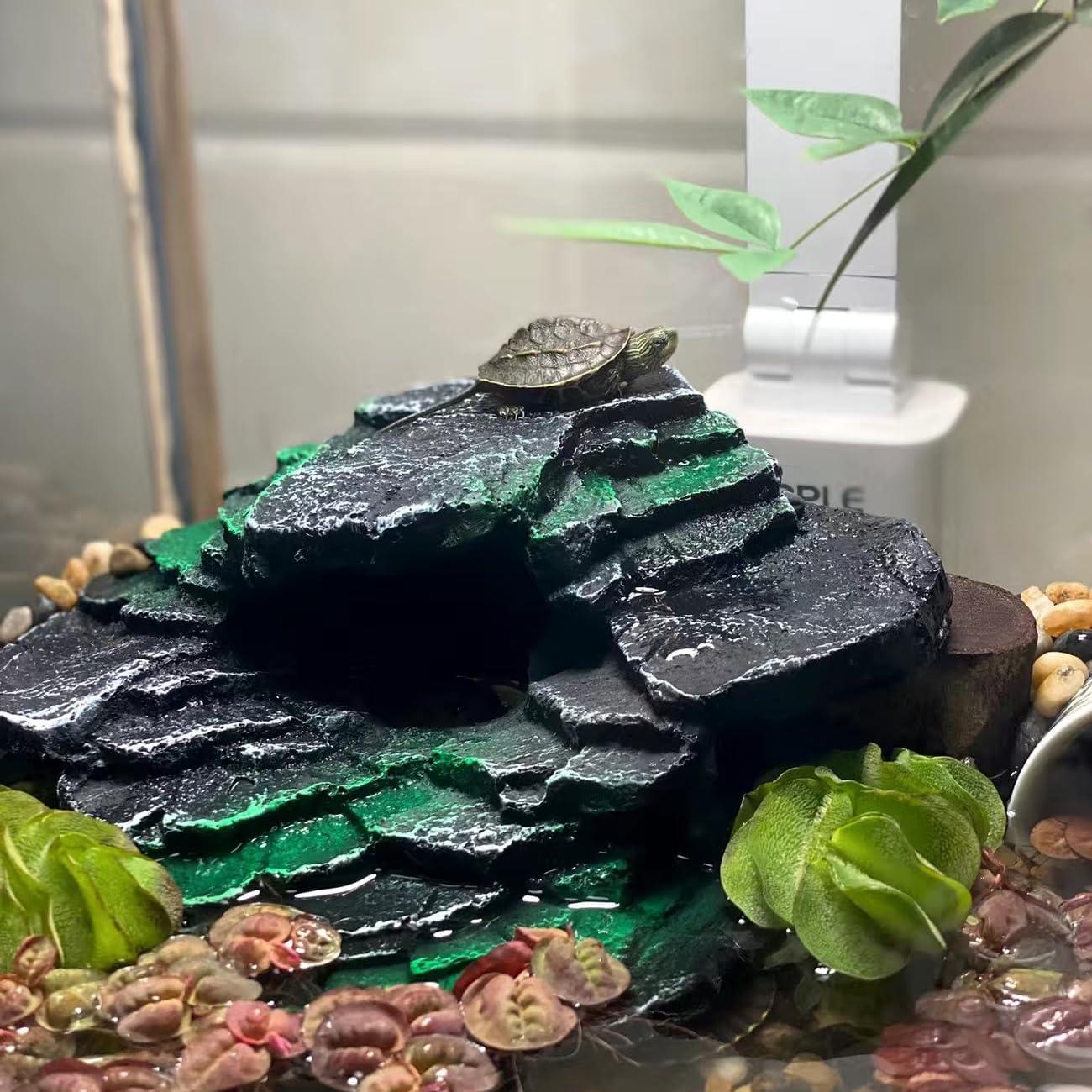 Plataforma de Sol Mipukbay para Tortugas y Reptiles 19.3x14cm