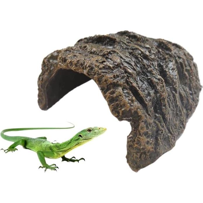 Cueva Oculta para Reptiles UQUABESO 12x12x7cm Verde