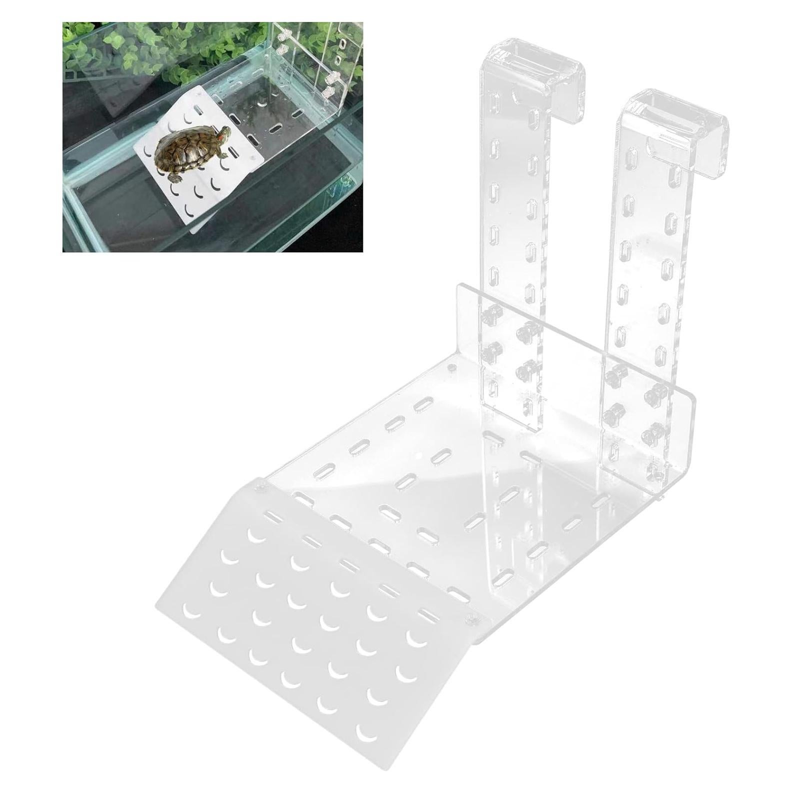 Bask de Tortuga Acrílico Transparente para Acuario TC