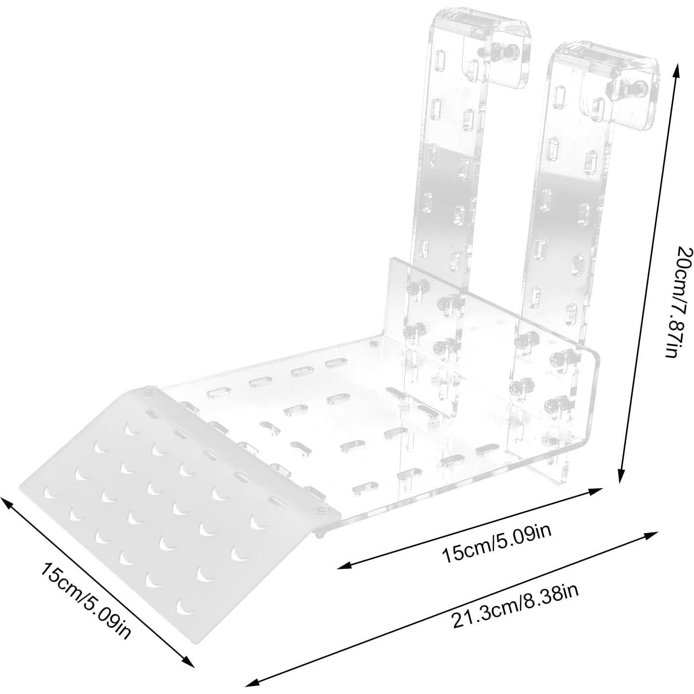 Bask de Tortuga Acrílico Transparente para Acuario TC