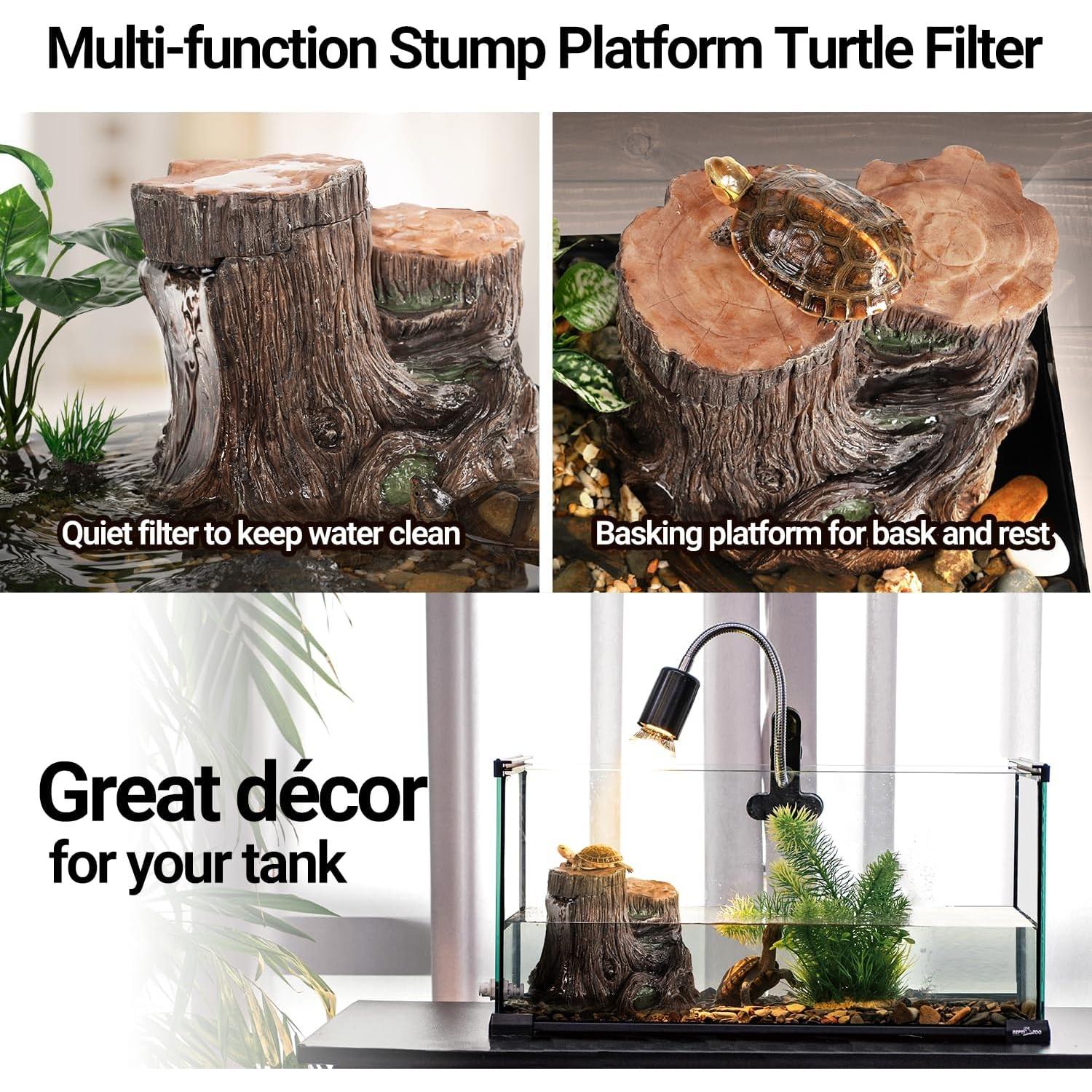 Filtro para Tortugas REPTI ZOO GLB10 con Calentador 37.85L