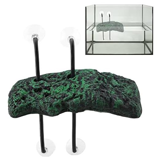 Isla Flotante para Tortugas Hffheer Grande 28x12cm con Ventosas