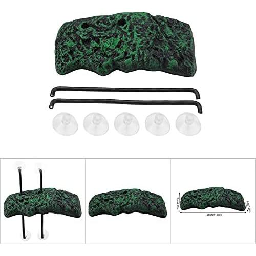 Isla Flotante para Tortugas Hffheer Grande 28x12cm con Ventosas