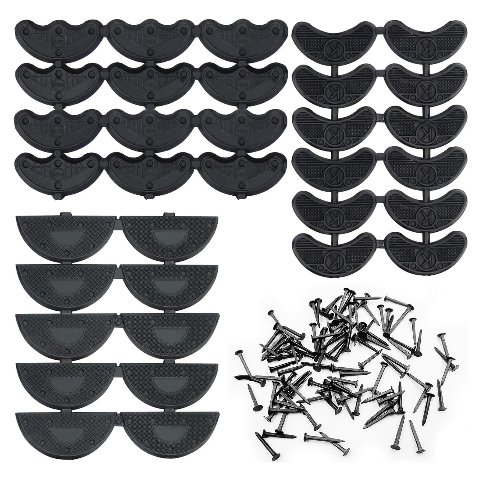 24 Pares de Placas de Reparación de Tacones LCZX - 3 Tamaños