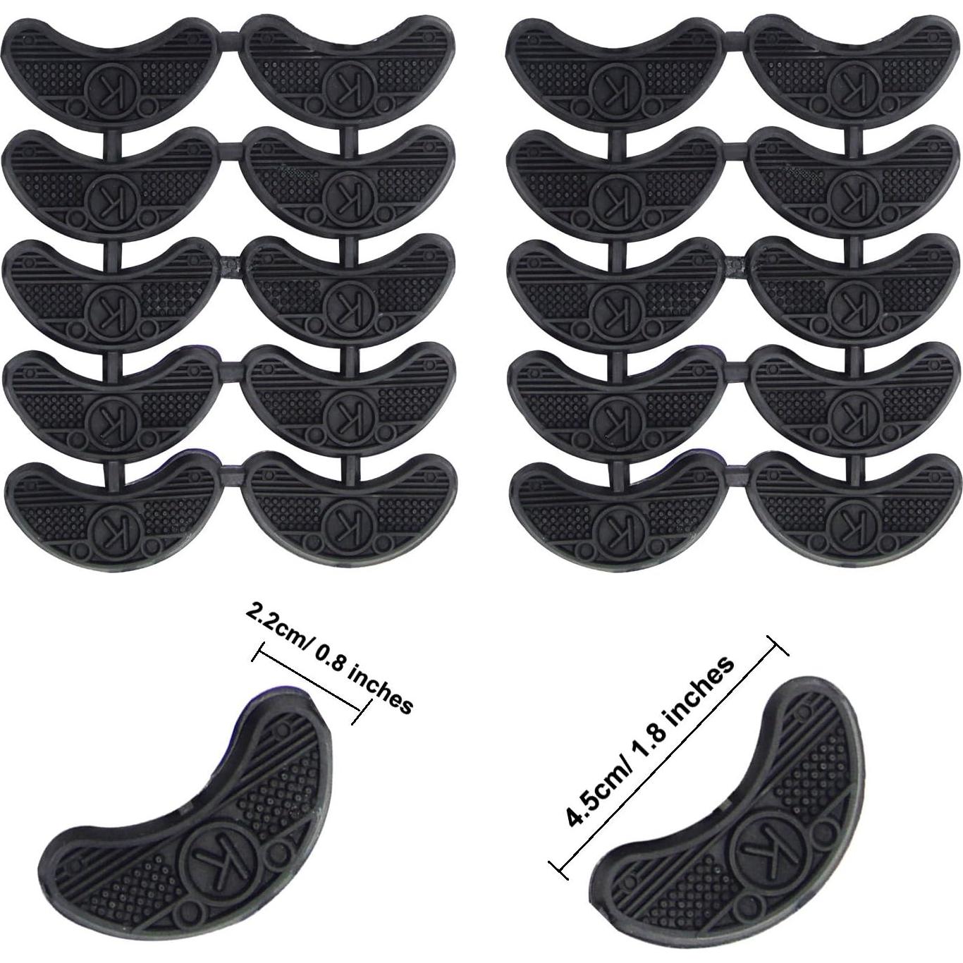 24 Pares de Placas de Reparación de Tacones LCZX - 3 Tamaños