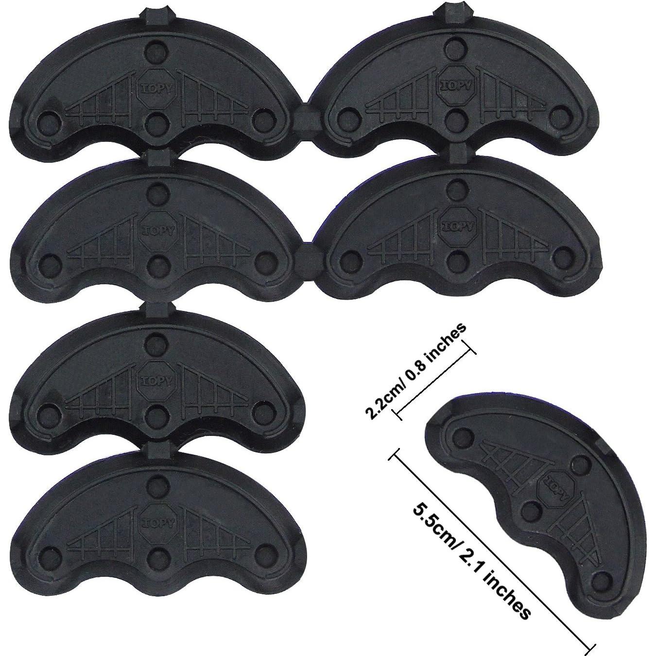 24 Pares de Placas de Reparación de Tacones LCZX - 3 Tamaños