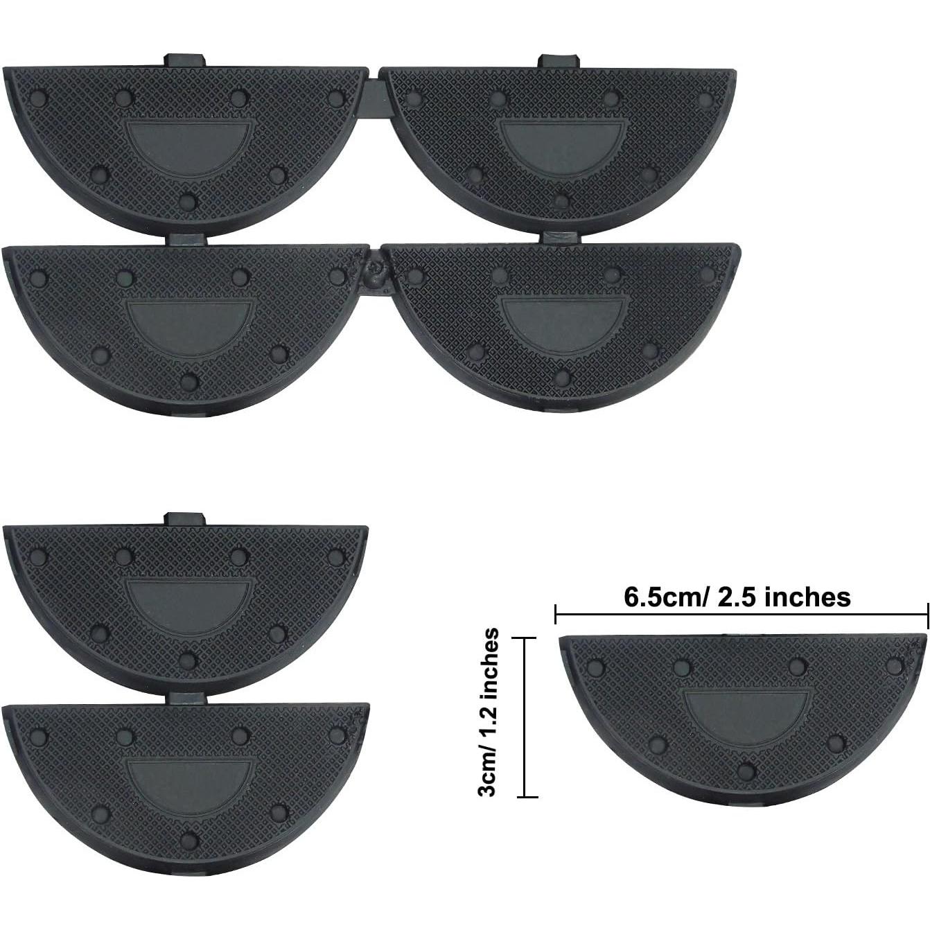 24 Pares de Placas de Reparación de Tacones LCZX - 3 Tamaños