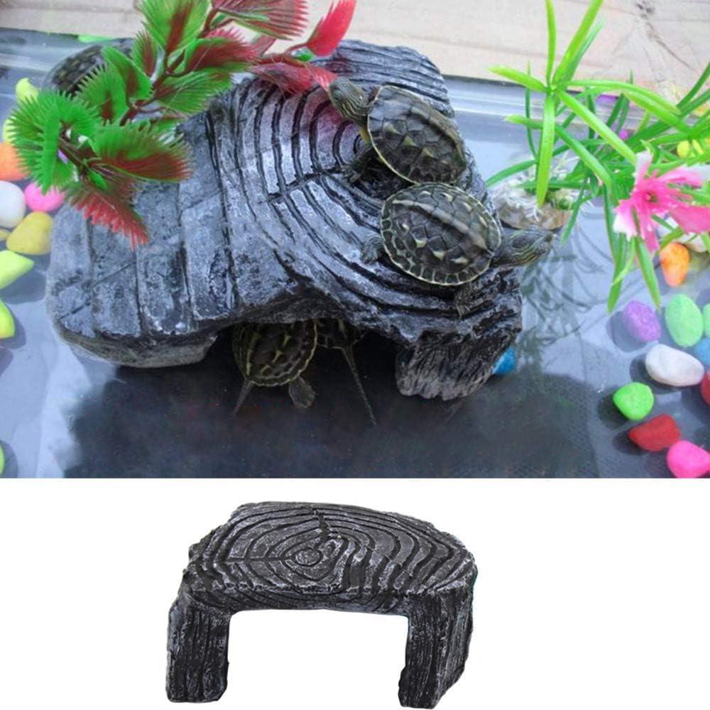 Plataforma de Sol para Tortugas Chnee 13.5x11x5.5cm Resina