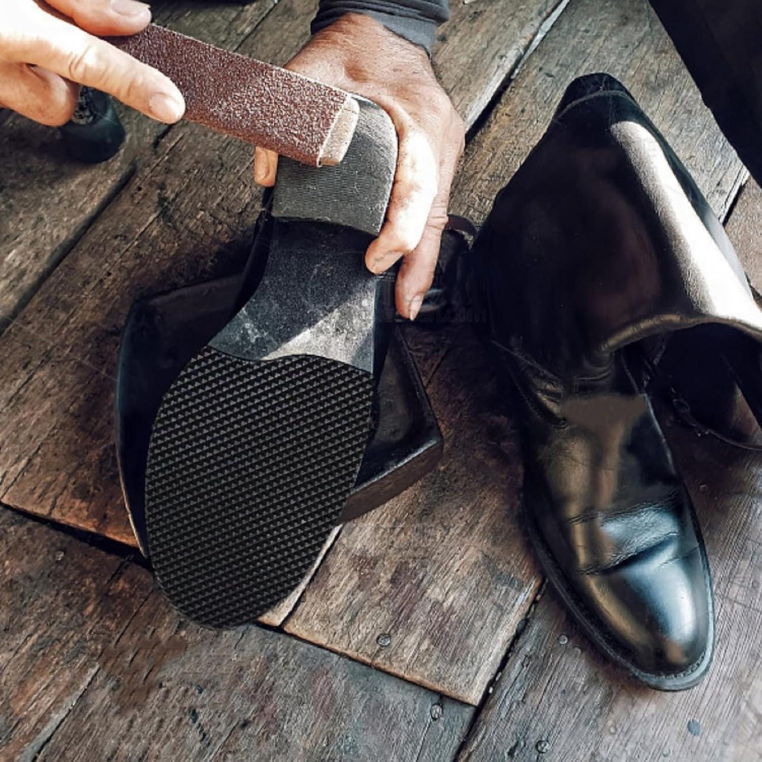 Hoja de Goma para Suelas de Zapatos HuanQiu 9x28 cm Antideslizante