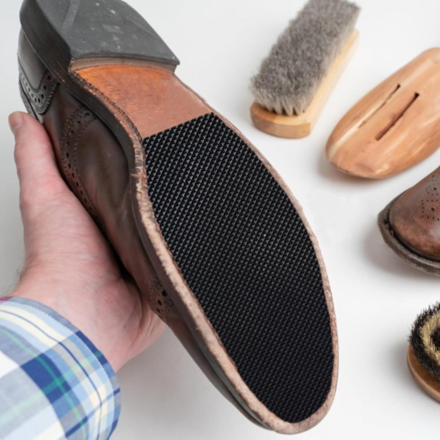 Hoja de Goma para Suelas de Zapatos HuanQiu 9x28 cm Antideslizante