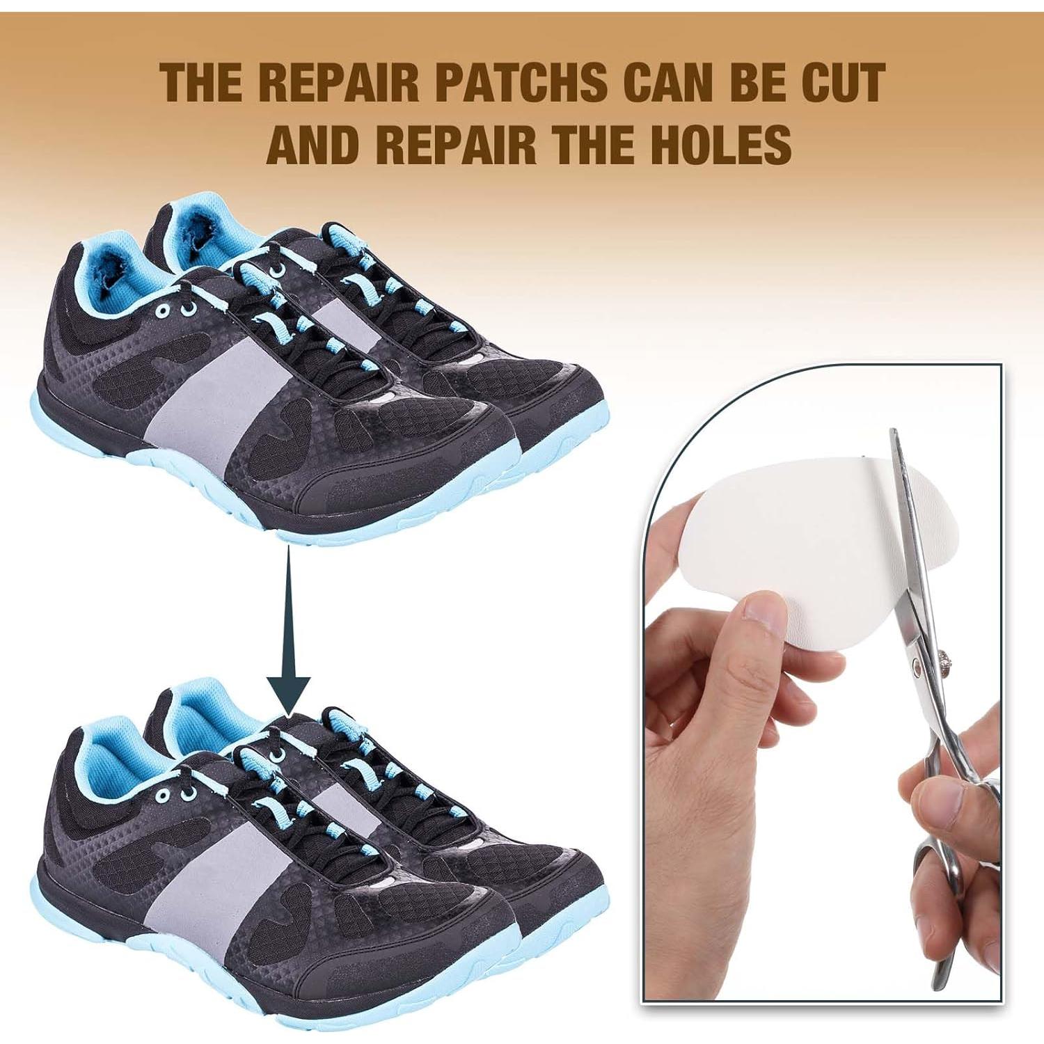 Kit de 18 Parches Autoadhesivos para Reparar Zapatos - Heclia