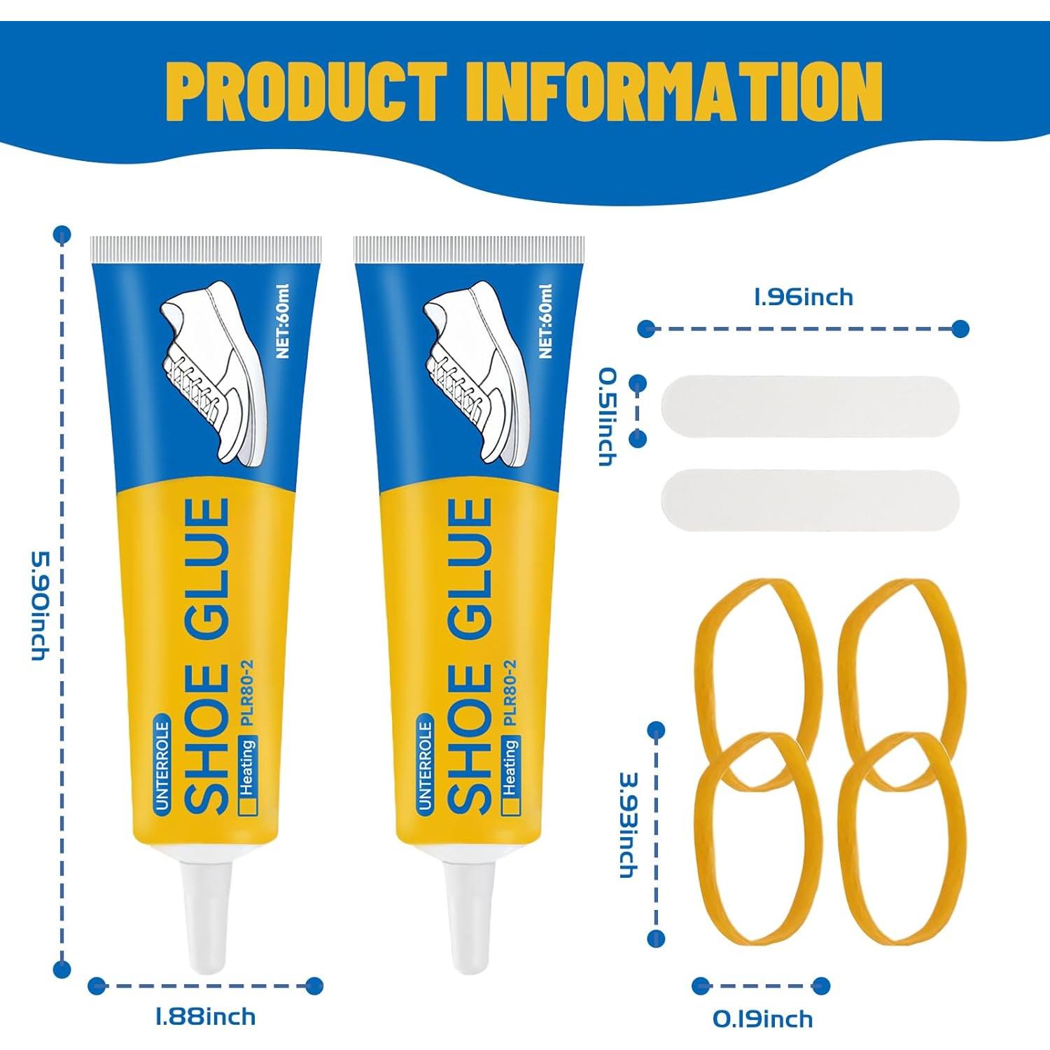 Ganbaro Pegamento para Zapatos 120 ml, Adhesivo Transparente