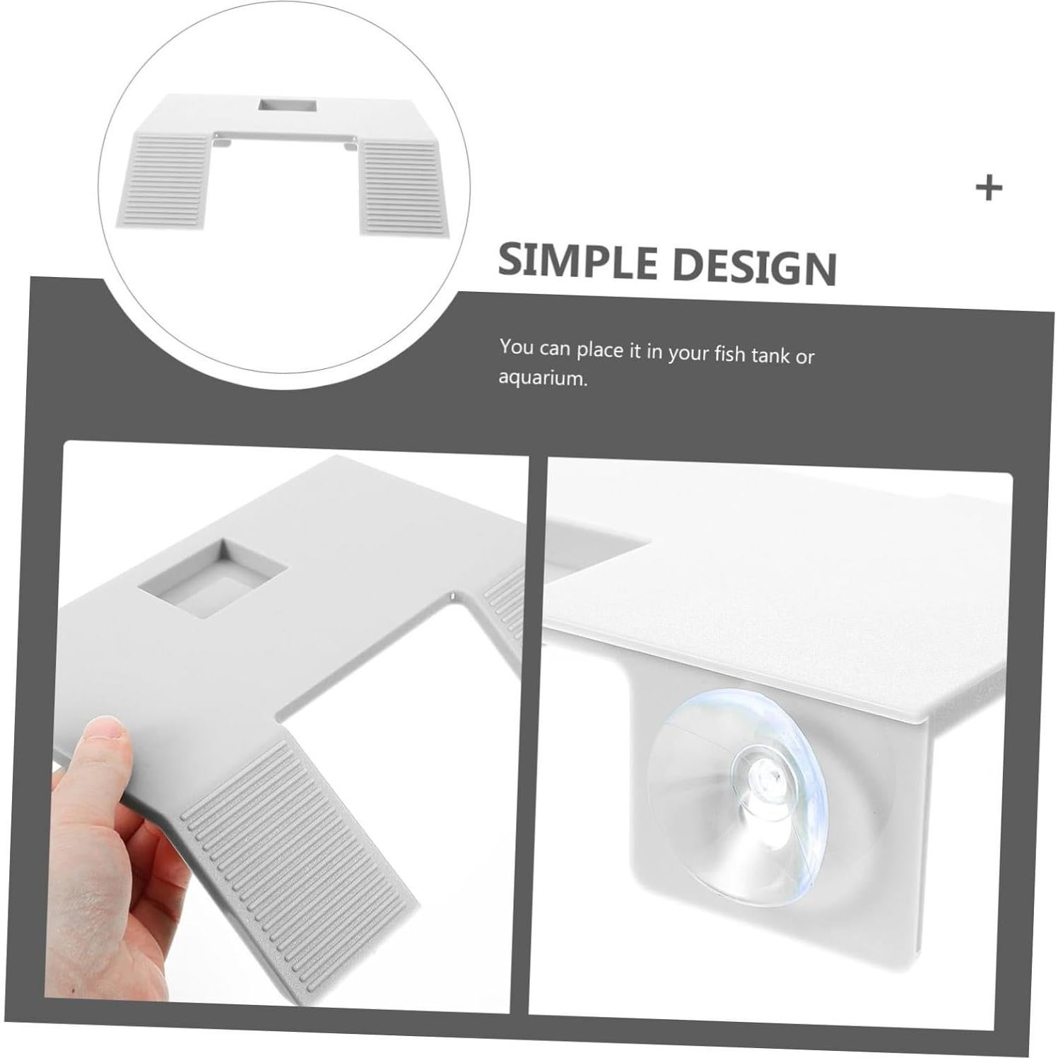 Plataforma para Tortugas Yardwe con Ventosas 22x17cm