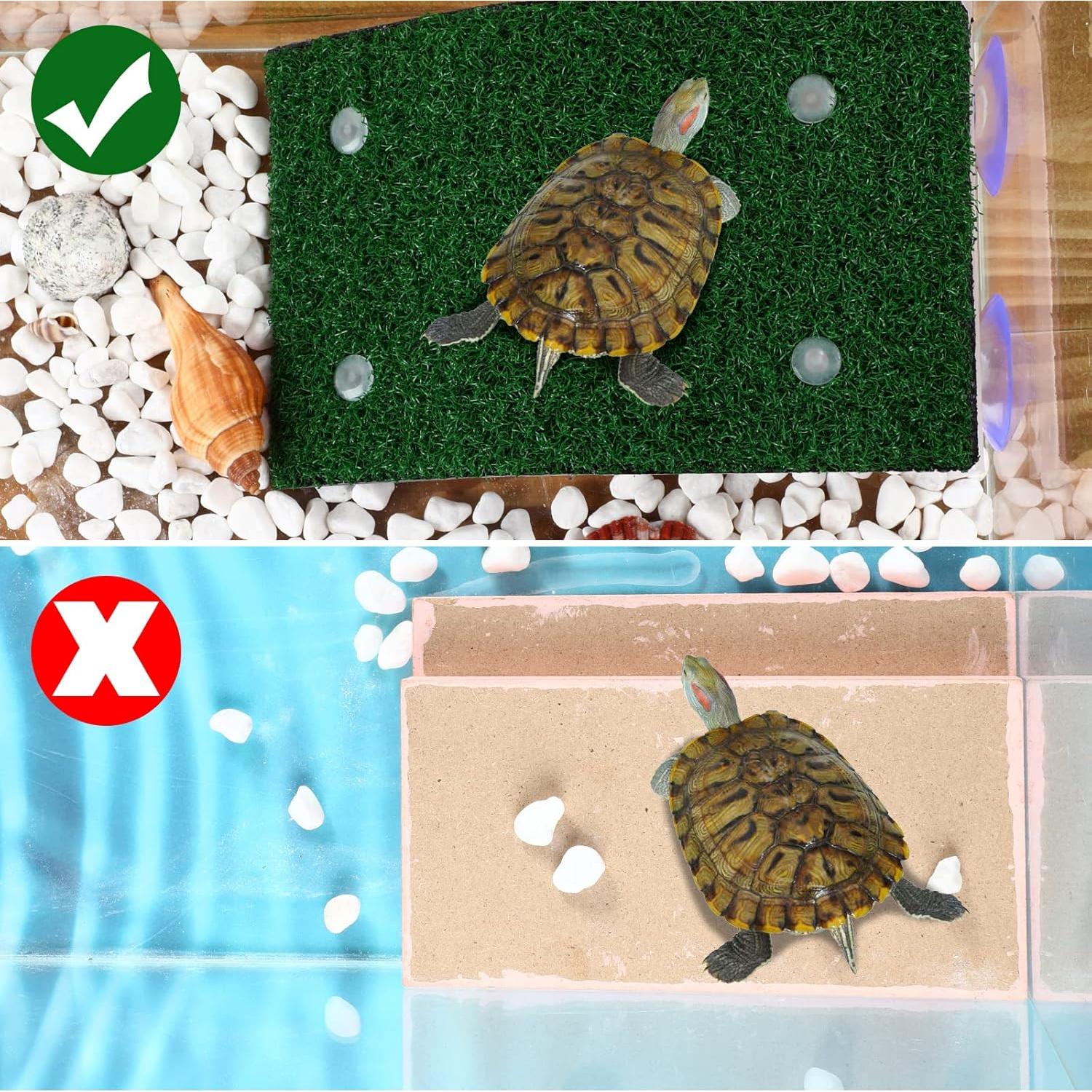 Juego de 8 Accesorios para Acuario Tortugas Janinka