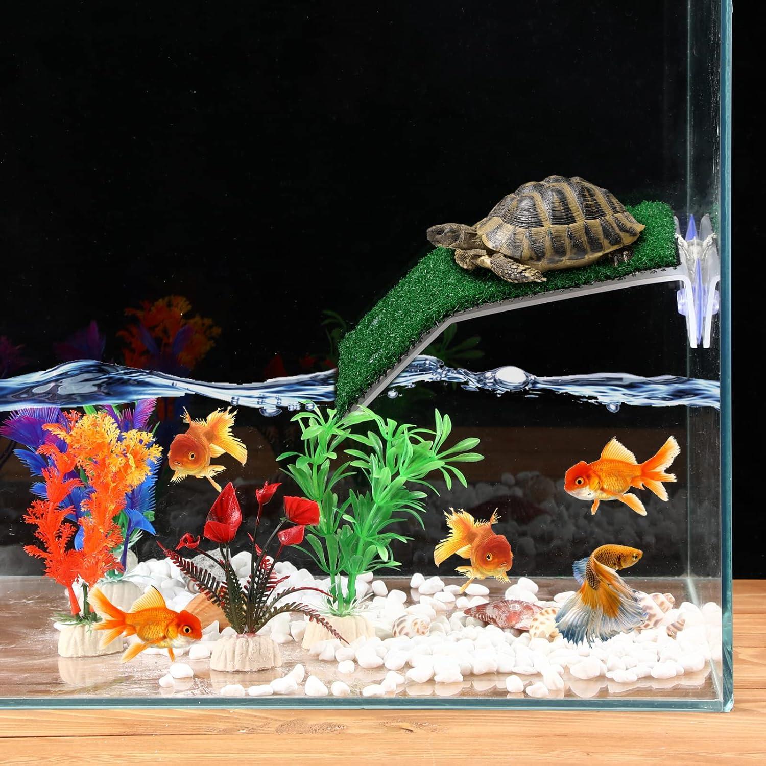 Juego de 8 Accesorios para Acuario Tortugas Janinka